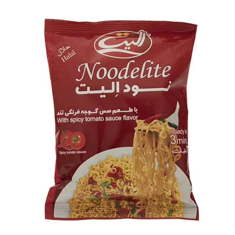 نودل با طعم سس گوجه فرنگی تند الیت - 75 گرم
